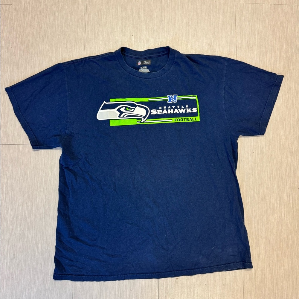 NFL Blue Seattle Seahawks Short Sleeve Tee